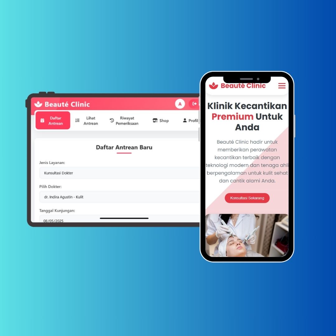 Sistem Antrean Online Klinik Kecantikan