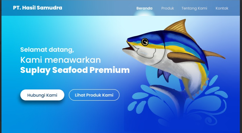 PT Hasil Samudra Website