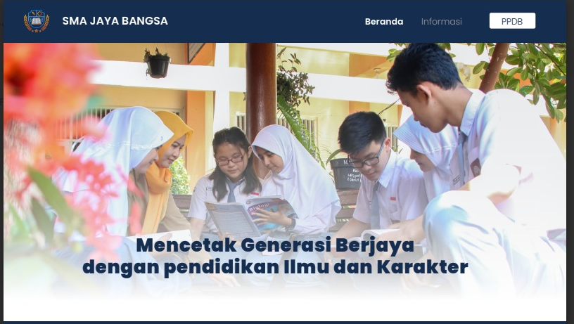 SMA Jaya Bangsa Website